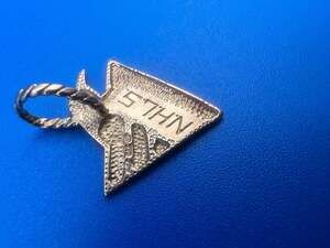 Vintage 14K Yellow Gold Pittsburgh Penguins Hockey NHL Pendant Charm